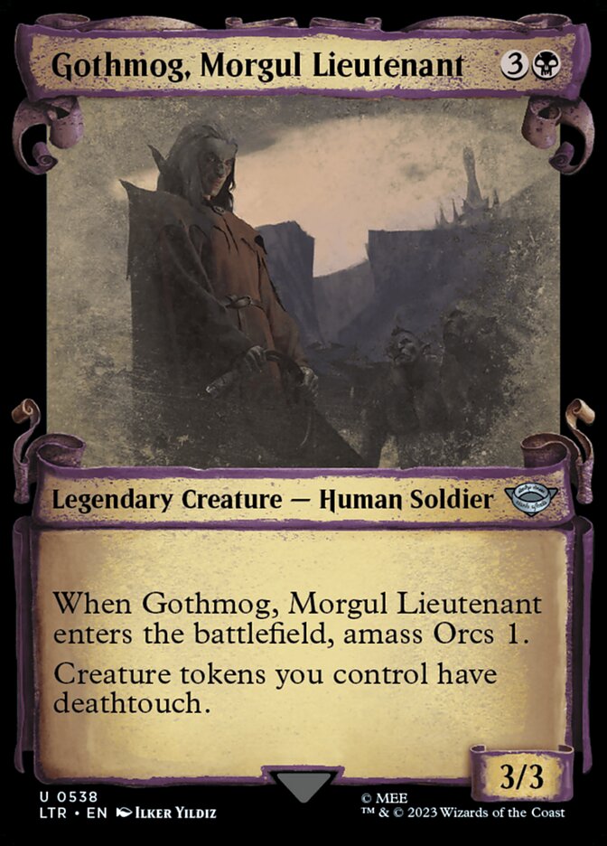 Gothmog, Morgul Lieutenant 538 (Universes Beyond: The Lord of the Rings: Tales of Middle-earth)  - Showcase Scroll | Good Games Adelaide SA
