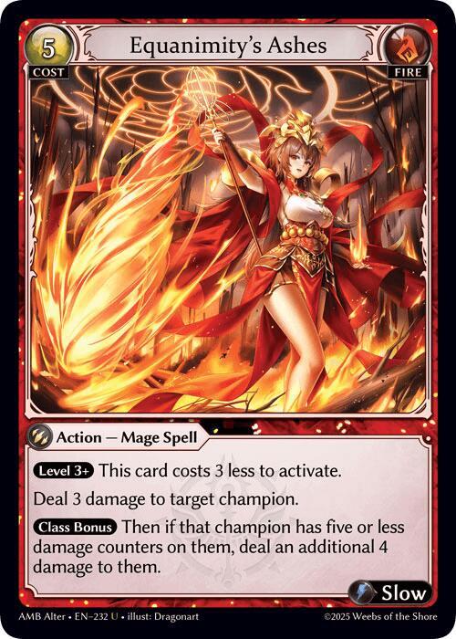 Equanimitys Ashes 232 (Mortal Ambition Alter Edition)  | Good Games Adelaide SA