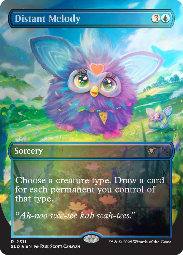 Distant Melody 2311 Rainbow Foil 2311 (Secret Lair Drop Series)  - Foil | Good Games Adelaide SA