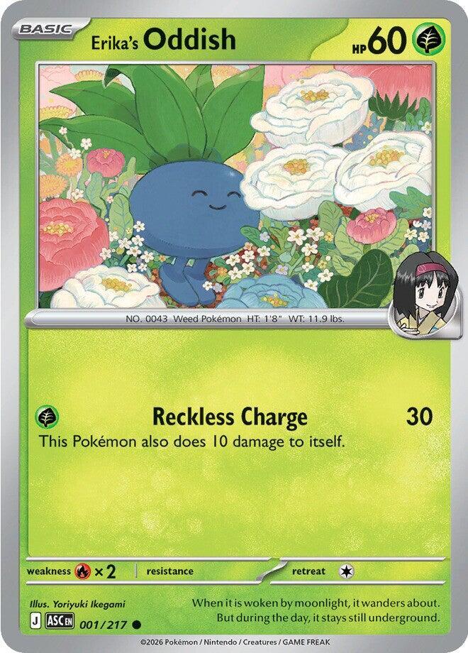Erika's Oddish 001/217 (ME: Ascended Heroes)  | Good Games Adelaide SA