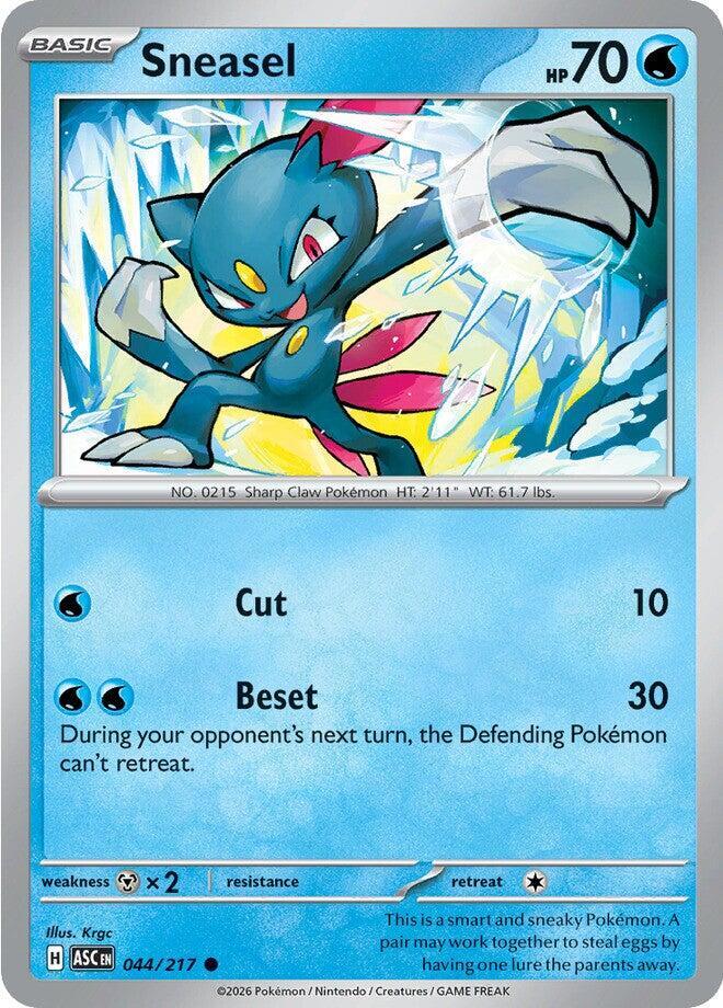 Sneasel 044/217 (ME: Ascended Heroes)  - Reverse Holofoil | Good Games Adelaide SA