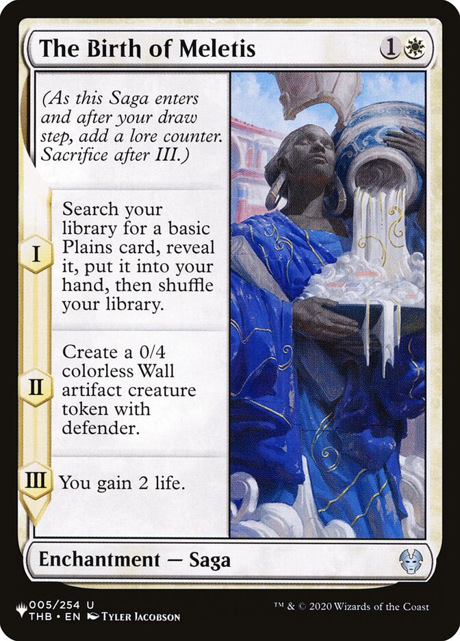 The Birth of Meletis 005/254 (The List Reprints)  | Good Games Adelaide SA