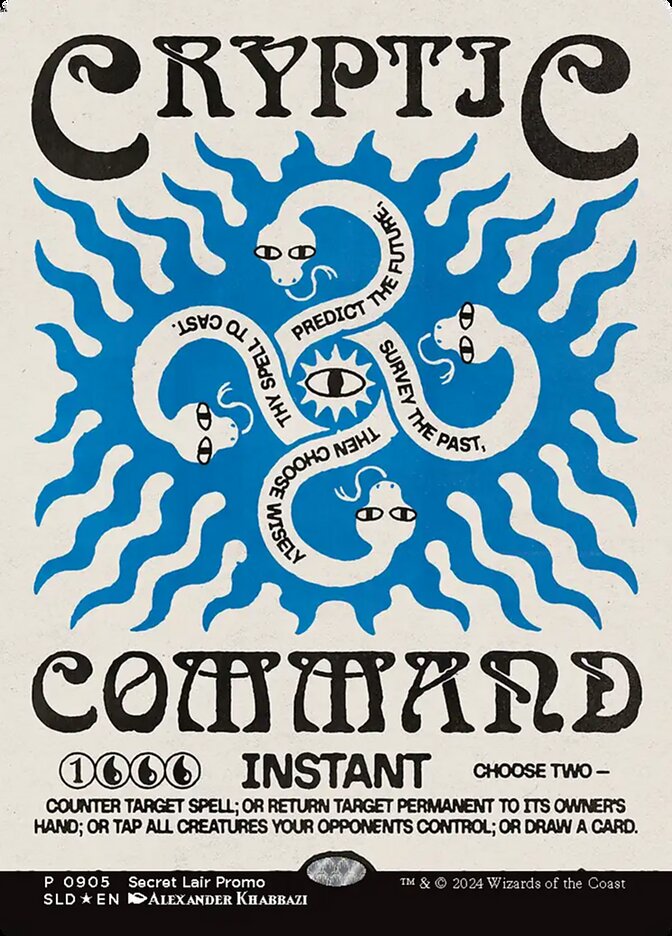 Cryptic Command Rainbow Foil 905 (Secret Lair Drop Series)  - Foil | Good Games Adelaide SA