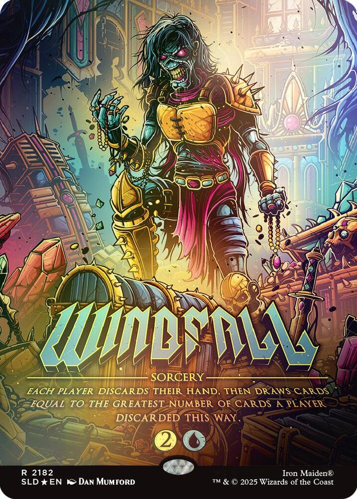 Windfall Rainbow Foil 2182 (Secret Lair Drop Series)  - Foil | Good Games Adelaide SA