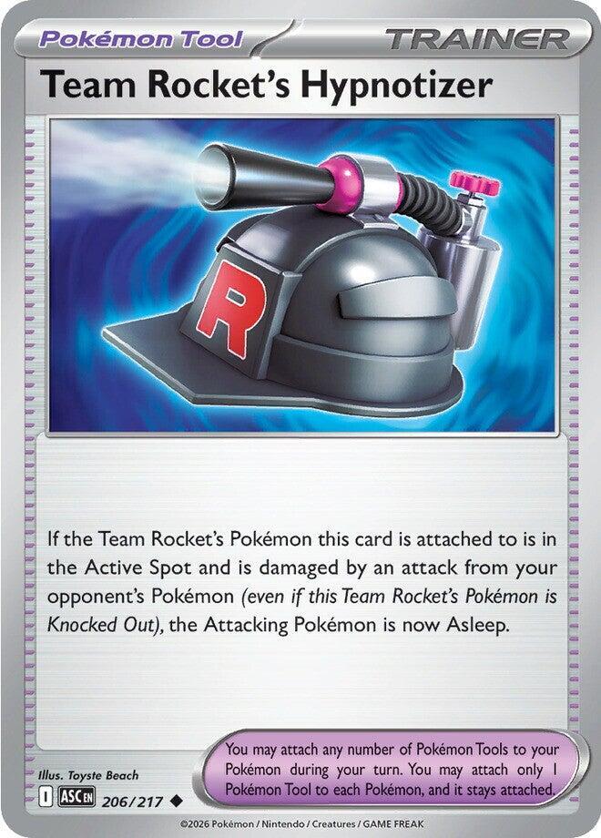 Team Rocket's Hypnotizer 206/217 (ME: Ascended Heroes)  - Reverse Holofoil | Good Games Adelaide SA