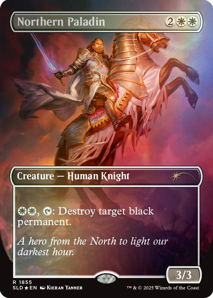 Northern Paladin Rainbow Foil 1855 (Secret Lair Drop Series)  - Foil | Good Games Adelaide SA