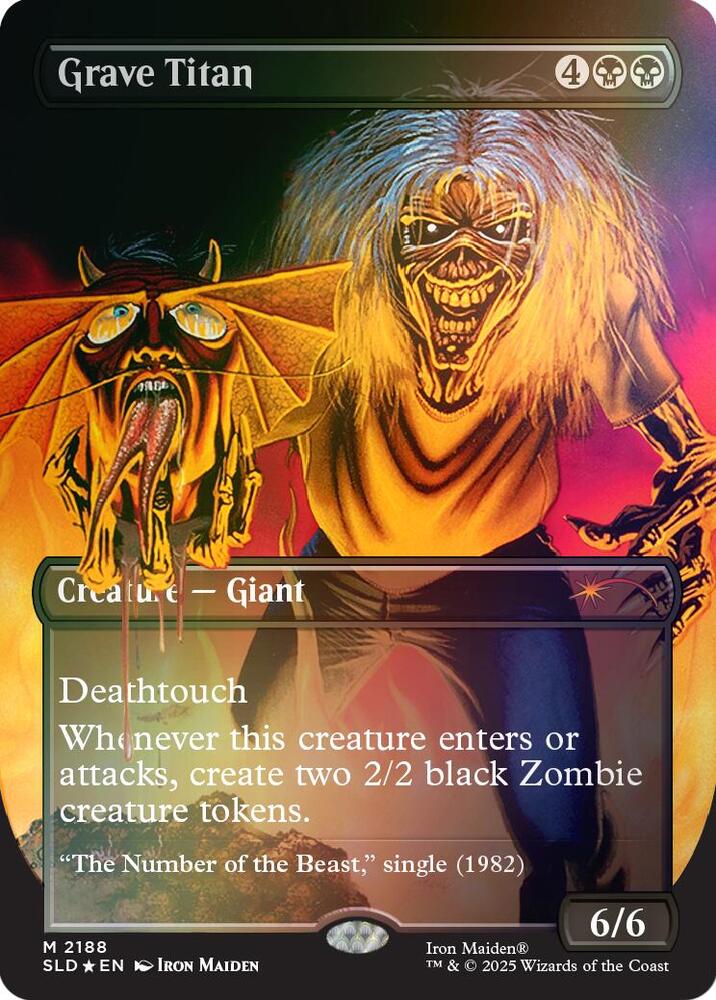 Grave Titan 2188 Rainbow Foil 2188 (Secret Lair Drop Series)  - Foil | Good Games Adelaide SA