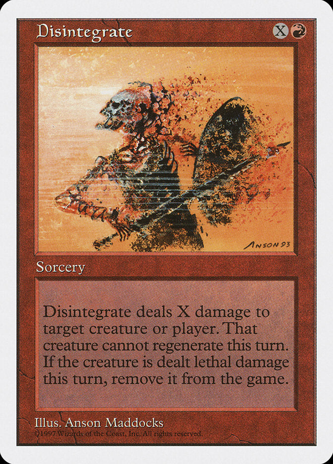 Disintegrate 219/455 (Fifth Edition)  | Good Games Adelaide SA