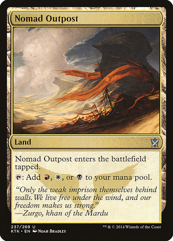 Nomad Outpost 237 (Khans of Tarkir)  - Foil | Good Games Adelaide SA
