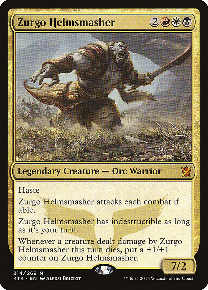 Zurgo Helmsmasher 214 (Khans of Tarkir)  | Good Games Adelaide SA