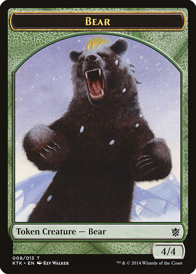 Bear Token 8 (Khans of Tarkir)  | Good Games Adelaide SA