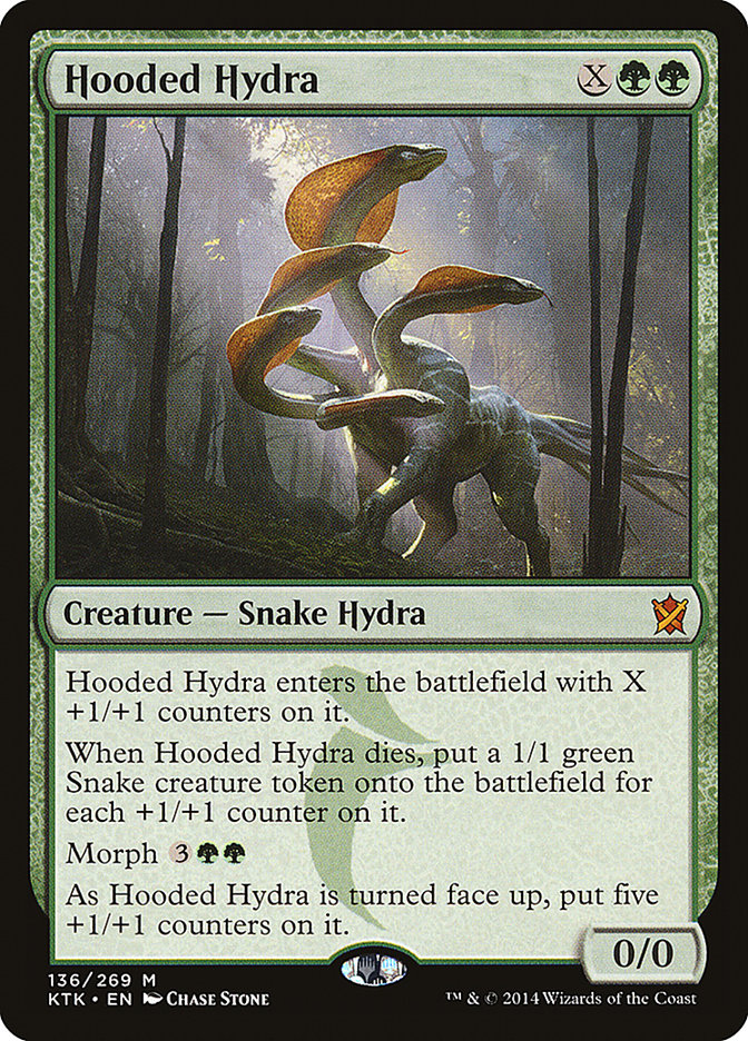 Hooded Hydra 136 (Khans of Tarkir)  - Foil | Good Games Adelaide SA