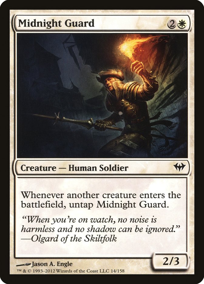 Midnight Guard 14 (Dark Ascension)  - Foil | Good Games Adelaide SA