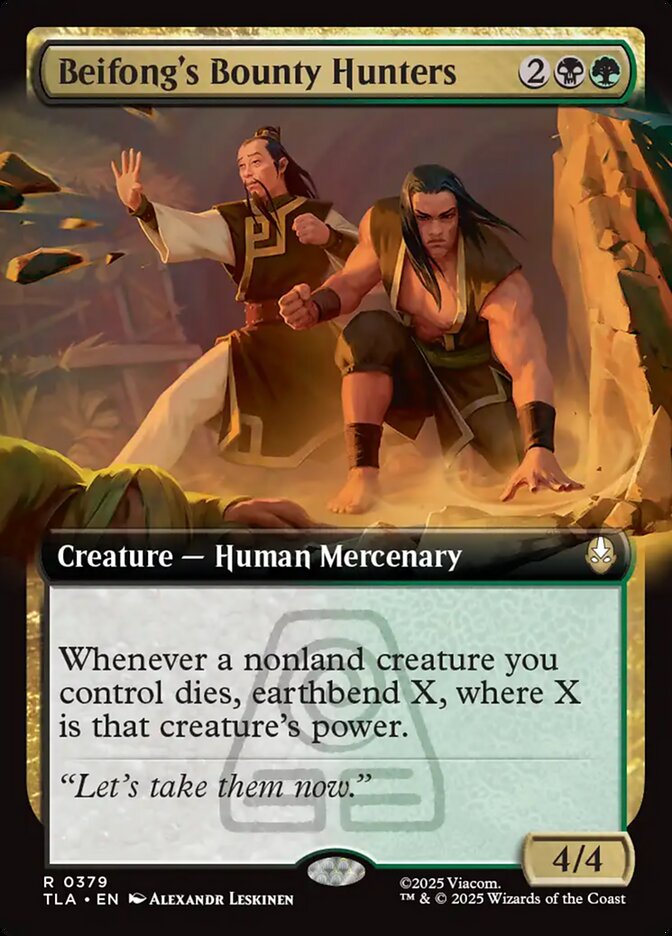 Beifong's Bounty Hunters  379/286 (Avatar: The Last Airbender)  - Extended Art | Good Games Adelaide SA