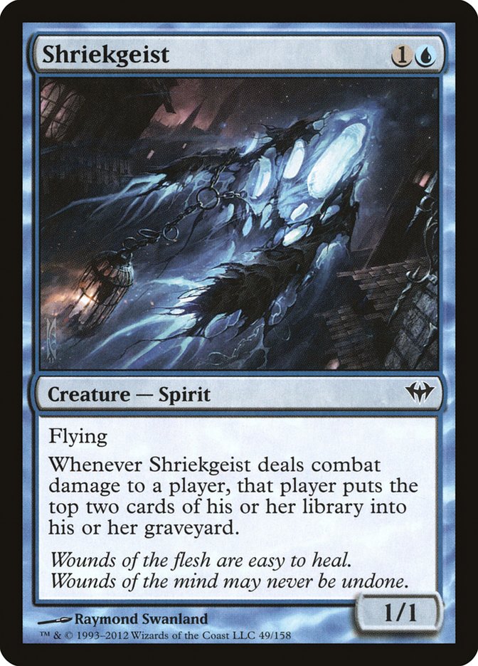 Shriekgeist 49 (Dark Ascension)  - Foil | Good Games Adelaide SA