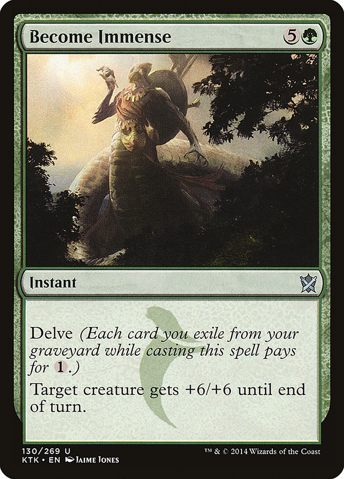 Become Immense 130 (Khans of Tarkir)  - Foil | Good Games Adelaide SA