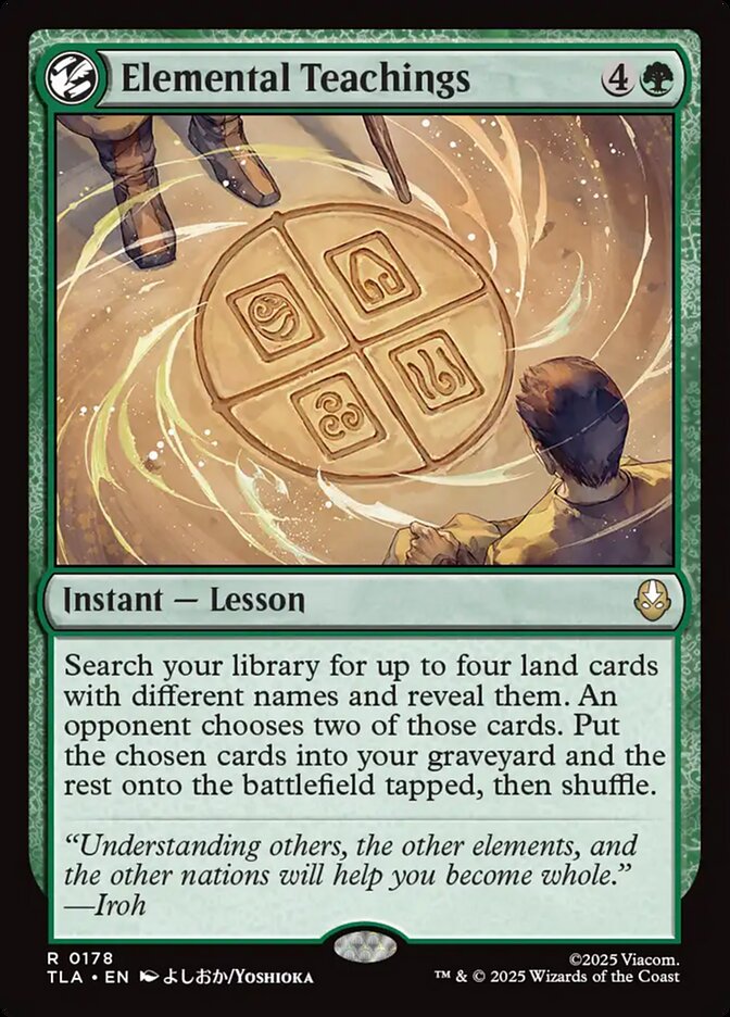 Elemental Teachings 178 (Avatar: The Last Airbender)  | Good Games Adelaide SA