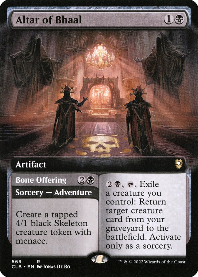 Altar of Bhaal Extended Art 569 (Commander Legends: Battle for Baldur's Gate)  - Foil | Good Games Adelaide SA