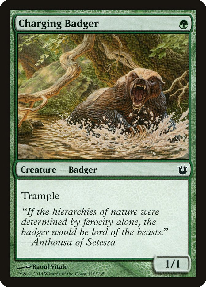 Charging Badger 118 (Born of the Gods)  | Good Games Adelaide SA