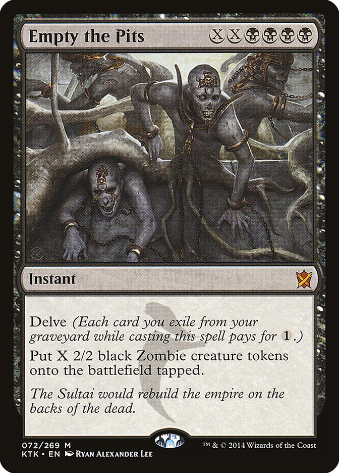Empty the Pits 72 (Khans of Tarkir)  - Foil | Good Games Adelaide SA