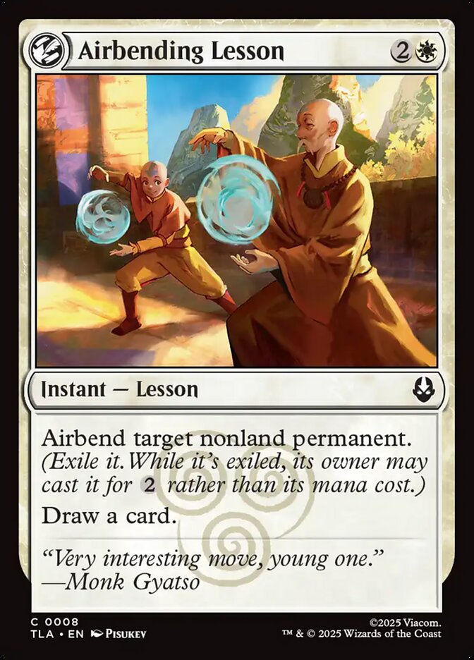 Airbending Lesson 8 (Avatar: The Last Airbender)  - Foil | Good Games Adelaide SA