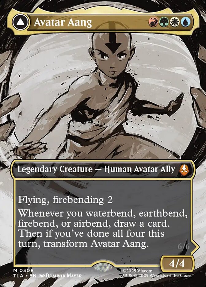 Avatar Aang // Aang, Master of Elements 308 (Avatar: The Last Airbender)  - Foil | Good Games Adelaide SA