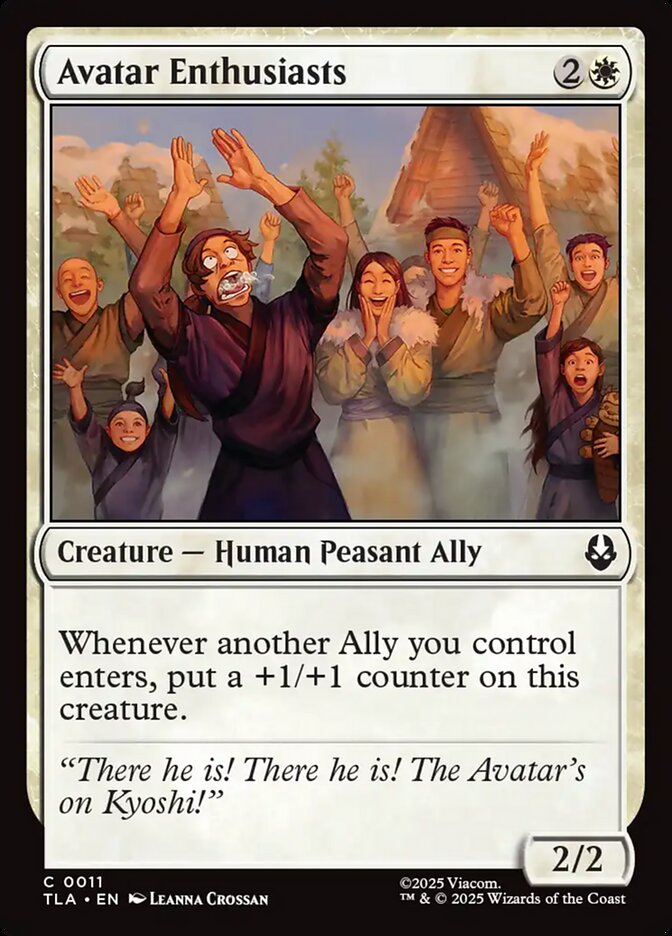 Avatar Enthusiasts 11 (Avatar: The Last Airbender)  - Foil | Good Games Adelaide SA
