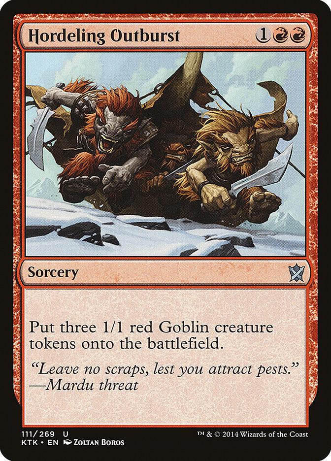 Hordeling Outburst 111 (Khans of Tarkir)  | Good Games Adelaide SA