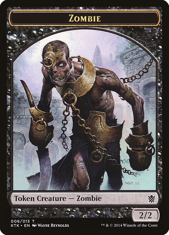 Zombie Token 6 (Khans of Tarkir)  | Good Games Adelaide SA