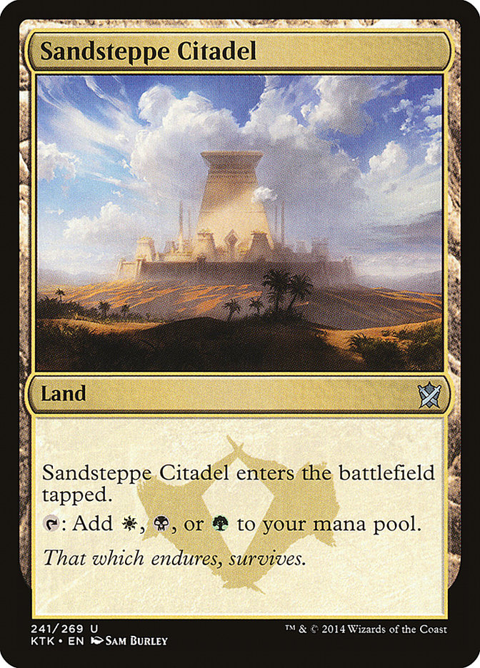 Sandsteppe Citadel 241 (Khans of Tarkir)  - Foil | Good Games Adelaide SA