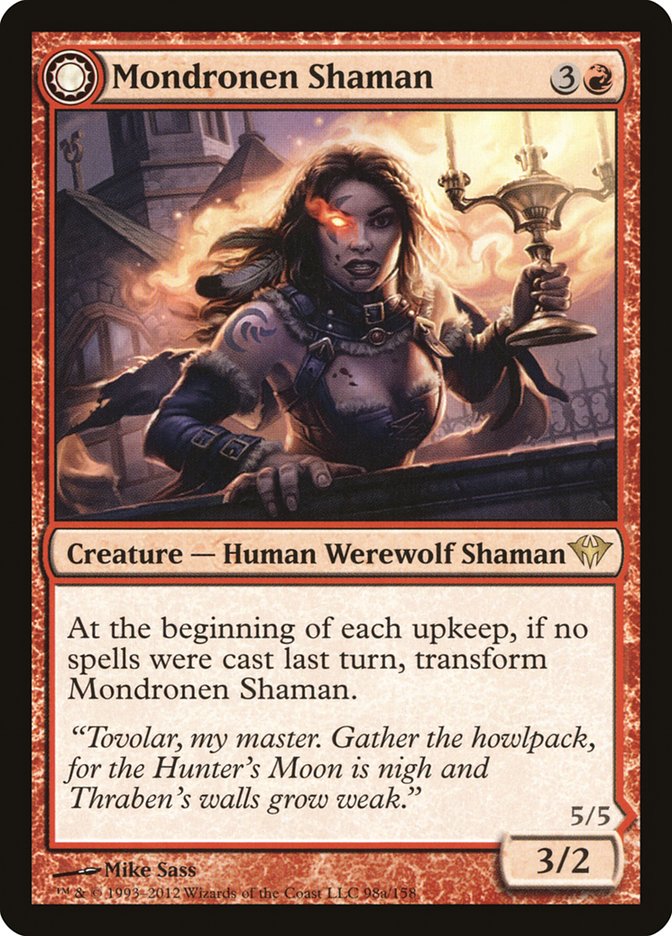 Mondronen Shaman 98 (Dark Ascension)  - Foil | Good Games Adelaide SA