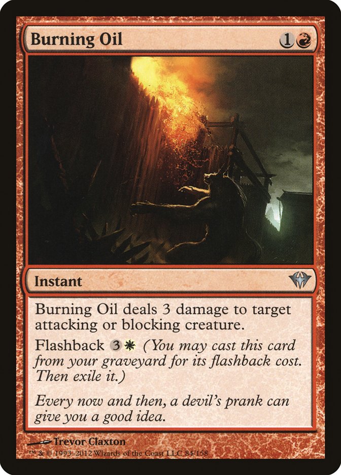 Burning Oil 84 (Dark Ascension)  - Foil | Good Games Adelaide SA