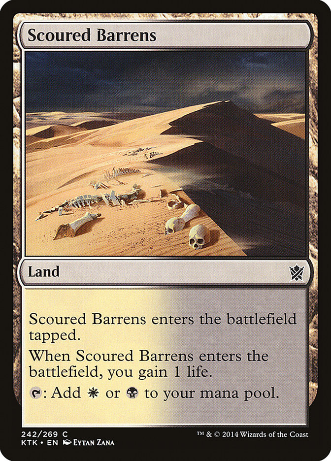 Scoured Barrens 242 (Khans of Tarkir)  | Good Games Adelaide SA
