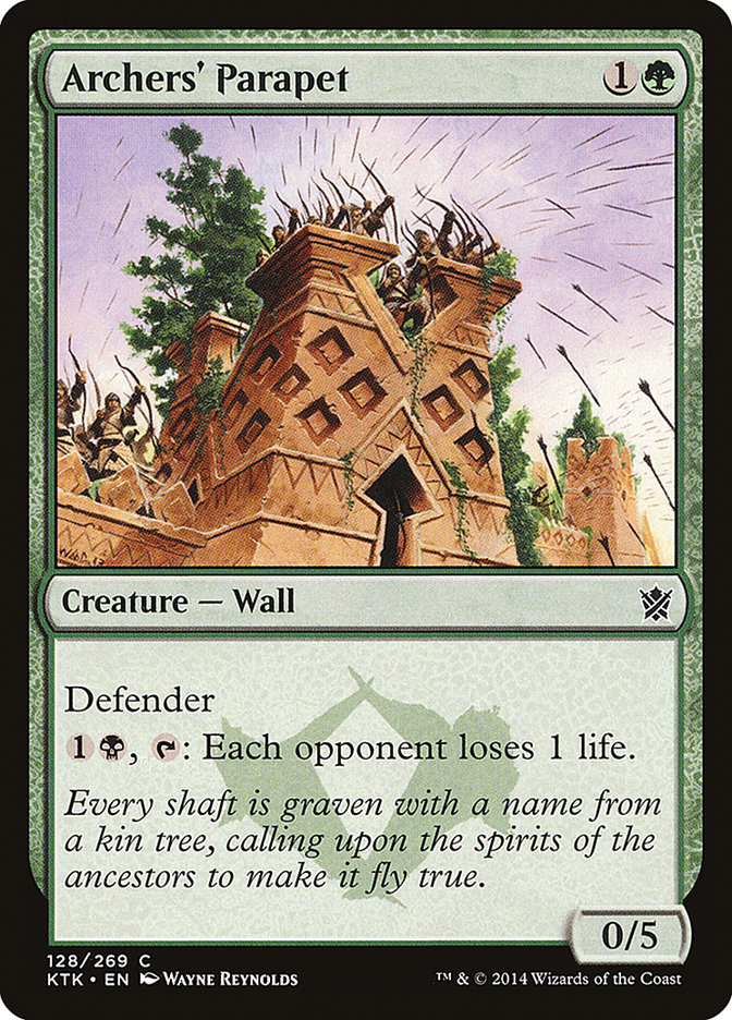 Archers' Parapet 128 (Khans of Tarkir)  | Good Games Adelaide SA