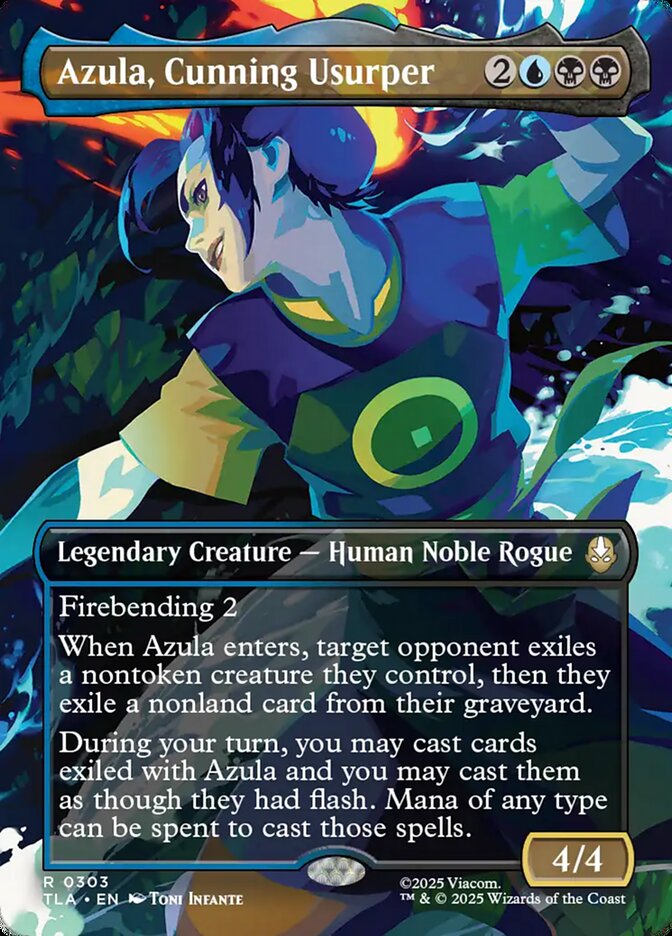 Azula, Cunning Usurper 303 (Avatar: The Last Airbender)  - Foil | Good Games Adelaide SA