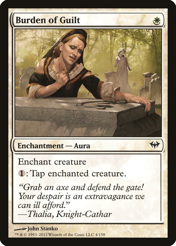 Burden of Guilt 4 (Dark Ascension)  - Foil | Good Games Adelaide SA