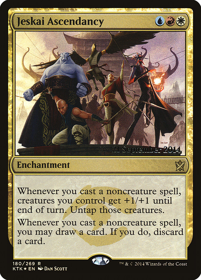 Jeskai Ascendancy 180 (Prerelease Cards)  - Foil | Good Games Adelaide SA