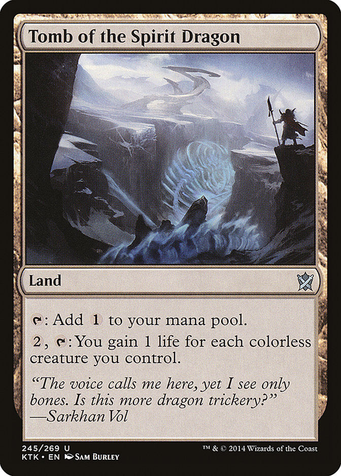 Tomb of the Spirit Dragon 245 (Khans of Tarkir)  - Foil | Good Games Adelaide SA