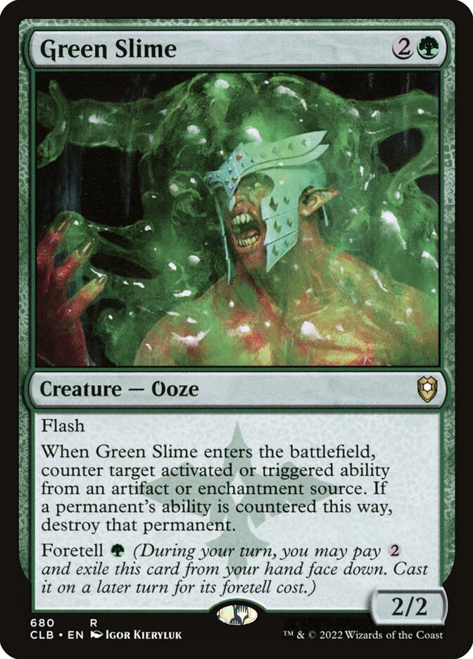 Green Slime 680 (Commander Legends: Battle for Baldur's Gate)  | Good Games Adelaide SA