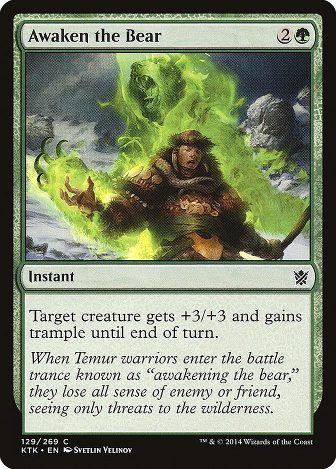 Awaken the Bear 129 (Khans of Tarkir)  | Good Games Adelaide SA