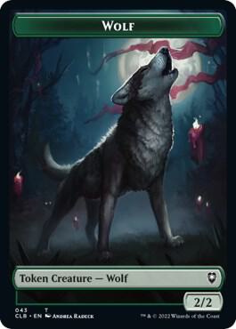 Wolf Insect Double Sided Token 43 // 40 (Commander Legends: Battle for Baldur's Gate)  | Good Games Adelaide SA