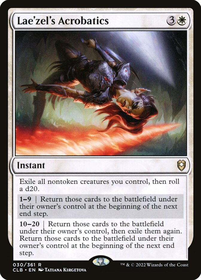 Lae'zel's Acrobatics 30 (Commander Legends: Battle for Baldur's Gate)  - Foil | Good Games Adelaide SA