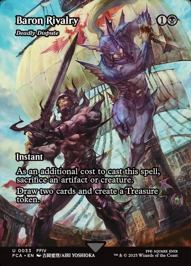 Baron Rivalry Deadly Dispute  33 (FINAL FANTASY: Through the Ages)  - Showcase Foil | Good Games Adelaide SA