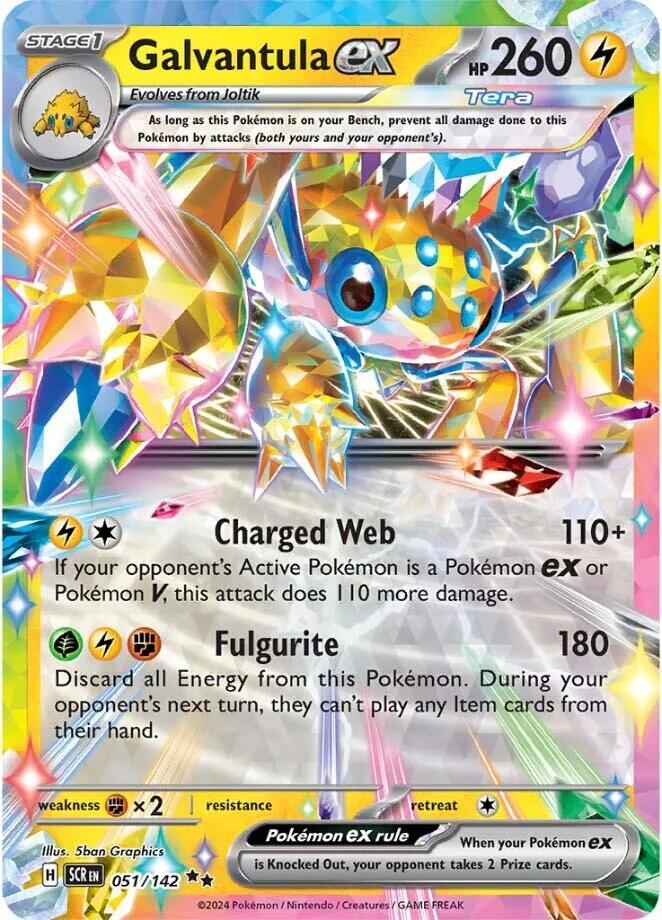 Galvantula ex 051/142 (SV07: Stellar Crown)  - Holofoil | Good Games Adelaide SA