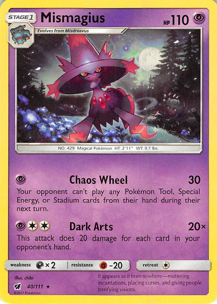 Mismagius 40/111 (SM - Crimson Invasion)  | Good Games Adelaide SA