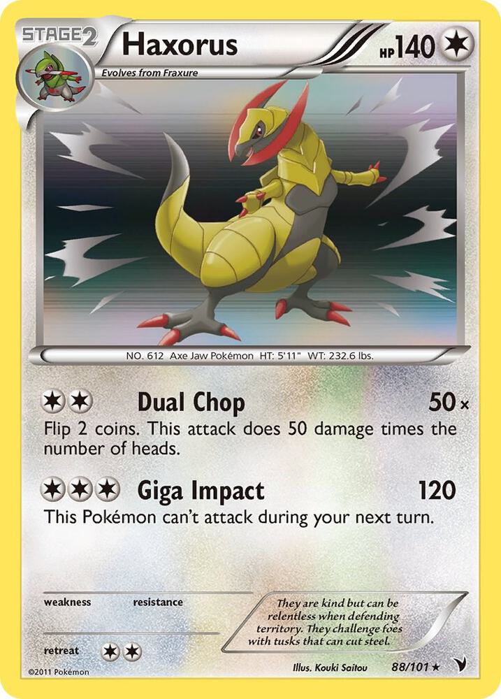Haxorus 88/101 (Noble Victories)  - Holofoil | Good Games Adelaide SA