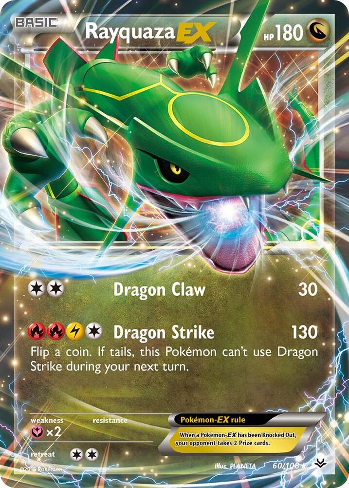 Rayquaza EX 60/108 (XY - Roaring Skies)  - Holofoil | Good Games Adelaide SA