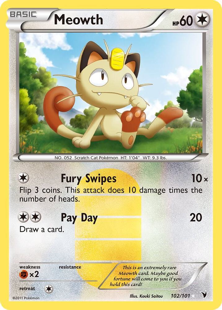 Meowth 102/101 (Noble Victories)  - Holofoil | Good Games Adelaide SA