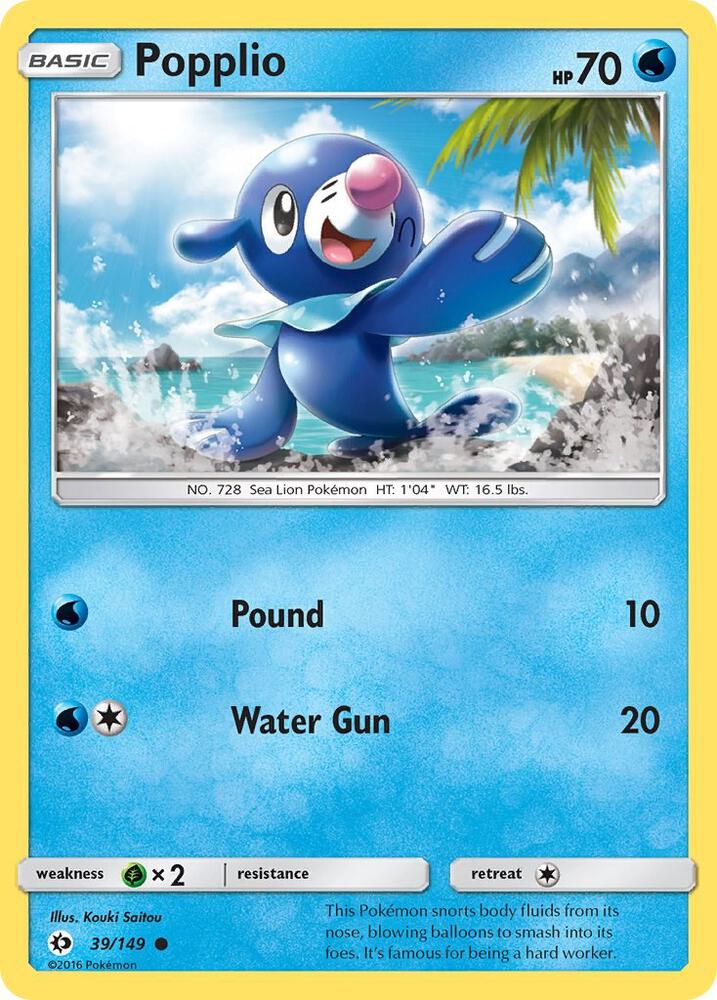 Popplio 39/149 (SM Base Set)  | Good Games Adelaide SA