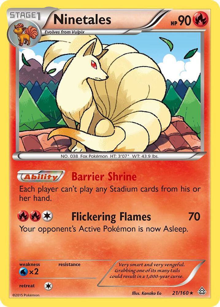 Ninetales 21/160 (XY - Primal Clash)  | Good Games Adelaide SA
